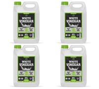 White Vinegar Cleaning 4 X 5Ltrs - 20 Litres High Strength 20% - All Natural Multi-Surface & Multi-Purpose Cleaner, Limescale