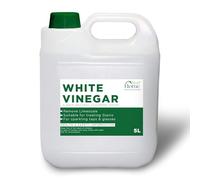 White Vinegar for Laundry - 5L Natural Fabric Softener & Odour Remover - Eco-Friendly, Non-Toxic & Chemical-Free - Ideal for Sensitive Skin, Clothes & Washing Machines