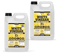 White Vinegar Lemon Fragranced 5 Litre | 5% Acidity Food Grade Vinegar | Acetic Acid Free | Multipurpose Cleaning, Descaling, Pickling, Cooking & Household Use (Pack of 2)