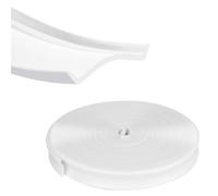 White Vinyl 7/8" Insert Molding Trim Screw Cover | Rv Trim Inserts | Rv molding Trim | RV Camper Travel Trailer (50 ft,White)
