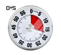 (white) Visual Timer Cartoon Animal Print Legible with Bell Ringtone Reminder Portable 60-Minute Countdown Dia Students Teachers Mechanical Clock Time