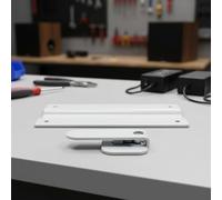 White Wall Bracket for Sony SA-RS5 Audio System - Secure Metal Mount for Wireless Surround Sound - Minimalist Style 150x70mm