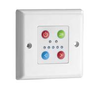 White Wall Controller for Electric towel Rails with Run-back Timer