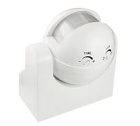 (WHITE Wall Mounted, 1200w) Occupancy Sensor PIR Motion Light Switch Ceiling Recessed Wall Long Short Range