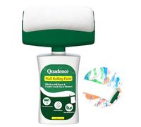 White Wall Repair Paint Kit - Water-Based, Low Odor Touch-Up Paint for Walls & Ceilings, Ready-to-Use with Roller Brush, Removes Scratches & Stains, No Extra Tools Required, Low VOC, Easy Application