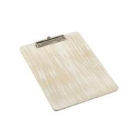 White Wash Wooden Menu Clipboard A4 (Each)