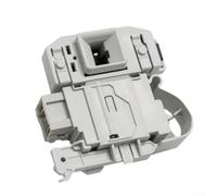 White Washing Machine Door for interlock for Siemens Front Load | Compatible with for siemens models, ABS plastic body, electronic safety relay, replaces DKS67617, white finish
