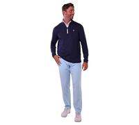 White Water Monterey Light Weight Performance 1/4 Zip Pullover, Navy Wh, M-L