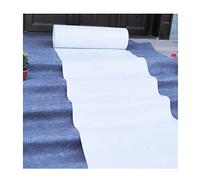 White Wedding Aisle Runner - 70 GSM Thick Rug for Church & Party Decorations Essential Walkway Accessory for Christmas & Events Elegant Hallway Runner