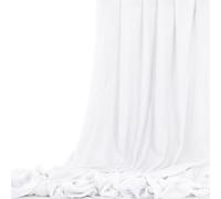 White Wedding Gauze Cheesecloth Fabric, 10 Yard Cheesecloth Arch Draping Ceiling Drape Table Runner Fabric, White DIY Cheesecloth for Table Runner Chair Sash Napkins Drape Wedding Decoration