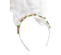 White Wedding Veil (Pack of 1) - Elegant Design, Perfect Accessory for Bachelorette, Bridal Party Fun, & More Halloween