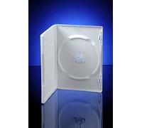 White Wii DVD Storage Cases sleeve 14mm 10 Pack ~ replacement cases for Nintendo Wii Games / Discs