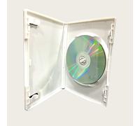 White Wii DVD Storage Cases sleeve 14mm - 5 Pack ~ replacement cases for Nintendo Wii Games/Discs By Dragon Trading®