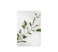 White Wild Green Twig Printing 10 Pcs Car Air Freshener Hanging Sheets Scented Hanging Sheets With Rope For Home