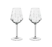 White Wine Glasses Villeroy & Boch Crystal Toys Delight Engraved Set of 2