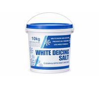 White Winter Salt - Easy to Store Bucket - Ideal for Paths, Roads and car Parks - No Mess (10kg)