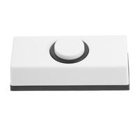White Wired Doorbell Button Switch for Indoor Wall, Abs Rectangular