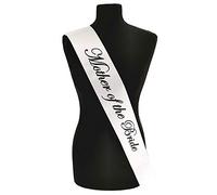 White with Black Writing ‘Mother of The Bride’ Sash