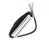 White With Silver Double Dual Rail Guitar Humbucker Pickup For Electric Guitar Parts Pickups Set
