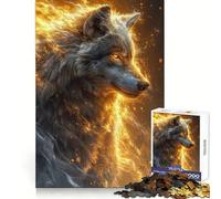 White Wolf Energy 1000 Piece Jigsaws for Adults Recall Power Light Enjoyment Precise Edges Meaningful Gift (50x75cm)