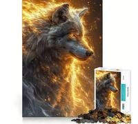 White Wolf Energy Jigsaw for Adults 1000 Pieces Brain Memory Game Laser Cut for Flawless Fit Unique Gift for Stress Relief (50x75cm)
