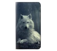 White Wolf PU Leather Flip Case Cover For LG Q Stylo 4, LG Q Stylus