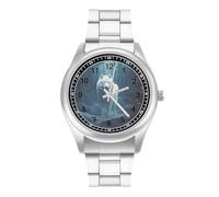 White Wolf Watches for Men Business Dress Watch Stainless Steel Band Wristwatch