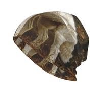 White Wolves in The Woods Beanie Hat Unisex Knitted Hat Warm Slouchy Skull Cap
