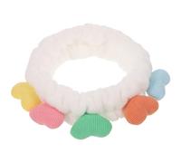 White Women for Flannel Heart Face Headband Washing Makeup | Lovely Creative Design, Supple Comfortable Feel, Wear-resistant Fabric, Fixes Hair during Skincare Routines