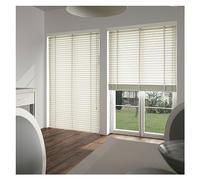 White Wood Venetian Blinds for 180cm 175cm 170cm 160cm 150cm 140cm 120cm 110cm 100cm 80cm 70cm Wide Window/Door, 50mm Slats Horizontal Blinds for Home/Bedroom/Kitchen (Color : White, Size : 170x100c