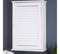 White Wood Wall Cabinet | Shutter