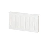 White Wooden 150Cm Large Slatted Radiator Cover
