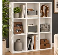 VASAGLE Bookcase, Bookshelf, Storage Shelf with 9 Compartments, Standing Shelf, Cube Shelf, for Living Room, Home Office, Dinning Room