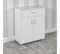 (White) Wooden Cabinet Hallway Living Room Drawer Storage