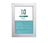 WHITE WOODEN EFFECT PICTURE PHOTO FRAMES SIZE: 11" x 9", PORTRAIT OR LANDSCAPE READYMADE