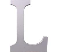 White Wooden MDF Letter L - Size 30cm Tall - Free Standing Wooden Letters for Arts & Crafts Personalized Name Decor