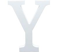 White Wooden MDF Letter Y - Size 13cm Tall - Free Standing Wooden Letters for Arts & Crafts Personalized Name Decor