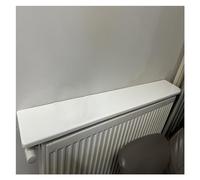 White Wooden Radiator Shelf 170cm Long Rectangular Top for Home/Living Room/Kitchen Plant Support Easy Fit Various Modern Design