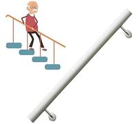 White Wooden Stair Banister Handrail 30 600cm Non Slip Corridor Support Rod for Elderly & Children Indoor Loft Railings Wall Mounted Safety Solution