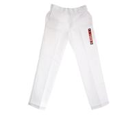 White Work Trousers Structured Fabric- male- Dickies- Straight Trousers- White- W34 L32- Trousers W34 L32