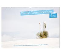White worlds of wonder - White Sands National Monument UK-Version (Wall Calendar 2026 DIN A3 Landscape), CALVENDO 12 Month Wall Calendar