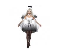 (White, XL) Sxxxl Premium Quality Zombie Bride Outfit For Women With Comfortable Fabric Blend Mixed