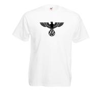 (White, XL) Vw Eagle Wings Campervan Graphic High Quality T-Shirt, Tee, Men's, Unisex