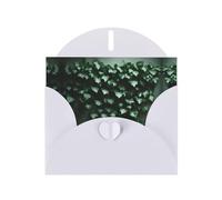White YYHWHJDE Green Creeper Picture Greeting Card 6x4 in with Double-Sided Pearl Effect and Environmentally Friendly Ink