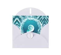 White YYHWHJDE Sea of Love Picture Greeting Card 6x4 in with Double-Sided Pearl Effect and Environmentally Friendly Ink