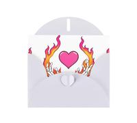 White YYHWHJDE Skeleton and passionate love Picture Greeting Card 6x4 in with Double-Sided Pearl Effect and Environmentally Friendly Ink