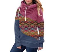 White Zip Up Hoodie Womens Essential Hoodie Jumpers 18Th Birthday Gifts for Girls Gym Running Ladies Long Sleeved Top Stitching Printed Hooded Sweater Tops Ladies Clothes Sale Clearance