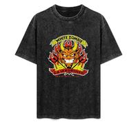 White Zombie Band Devil's Music Rock Metal Vintage Short Sleeve Men Women T-Shirts Washed Cotton Size S