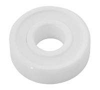 White ZrO2 Full Ceramic Miniature 6000-2RS Ball Bearing, 10x26x8mm Deep Groove Bearing for High - Speed Machinery, Resistant Ceramic Bearing with Low Thermal Expansio