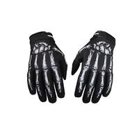 (White493) Skull Rose Motocross Bicycle Gloves Mtb Off-road Mountain Bike Guantes Motorcycle Hard Shell Gloves Outdoor Sport Cycling Glove
